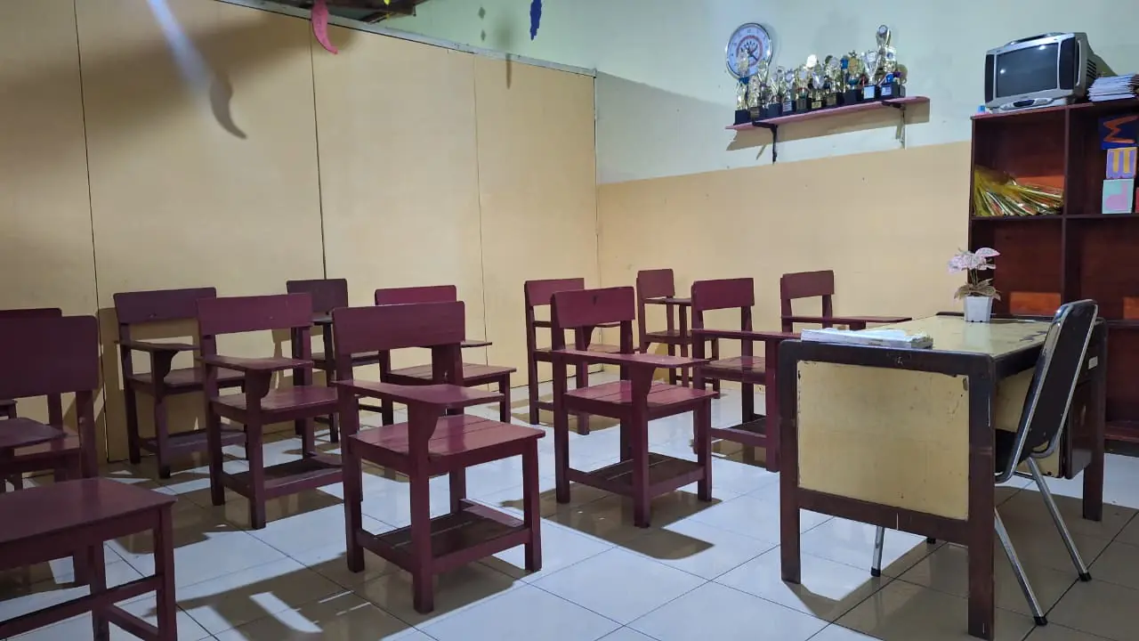 Ruangan belajar PKBM Genesa
